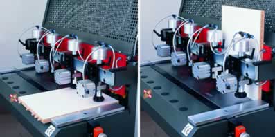 Machine pour le per�age, l�encollage et l�insertion de tourillons - GANNOMAT Elite - Caract�ristiques et avantages