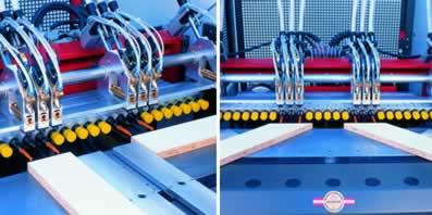 Machine pour le per�age, l�encollage et l�insertion de tourillons - GANNOMAT Elite - Caract�ristiques et avantages