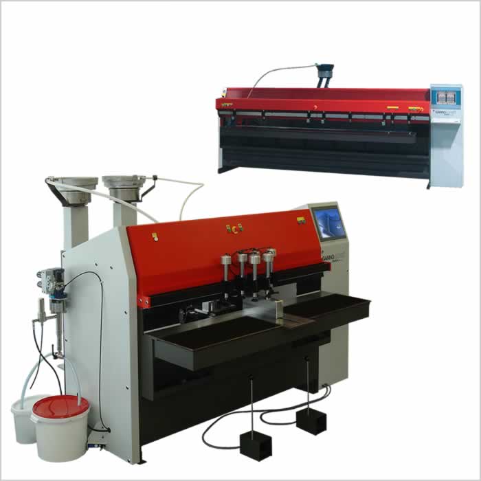 Machine num�rique pour le per�age de montant ou traverse de porte ou de fen�tre - GANNOMAT Index DW