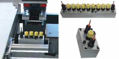 Cabinet door drill and insertion machine with magazine feeding for hinges - GANNOMAT Express 807 - Options