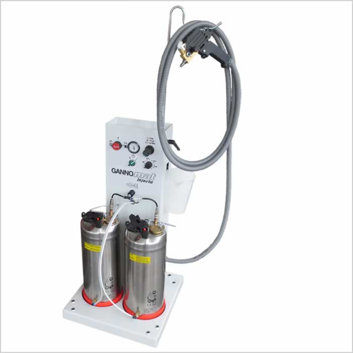 Electronically controlled glue inject applicator - GANNOMAT Injecta