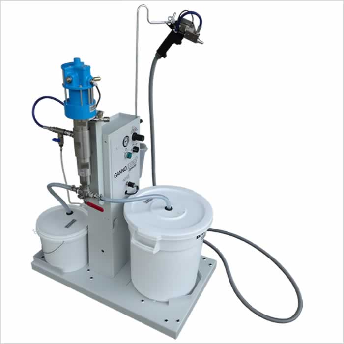 Electronically controlled glue inject applicator - GANNOMAT Injecta HD